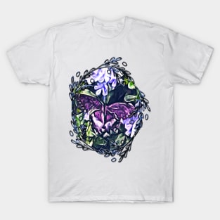 Impression of Summer (Butterfly and Periwinkle) T-Shirt